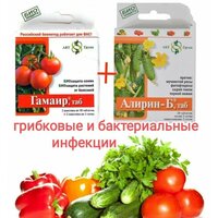 Набор биостимуляторов Алирин Б и Гамаир, 1+1 2 упаковки по 20 таблеток / биозащита семян, растений и почвы