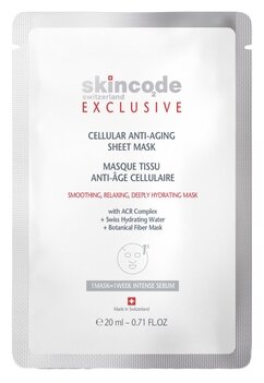 Skincode маска Skincode Skincode Cellular Anti-Aging Sheet Клеточная антивозрастная листовая (1*20 мл), 20 мл