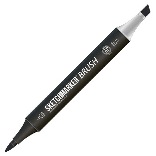 Маркер Sketchmarker Brush двухсторонний на спирт.основе цв.SG1 Простой серый 1