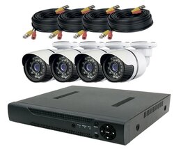 Комплект видеонаблюдения PS-Link KIT-C204HD 4 камеры