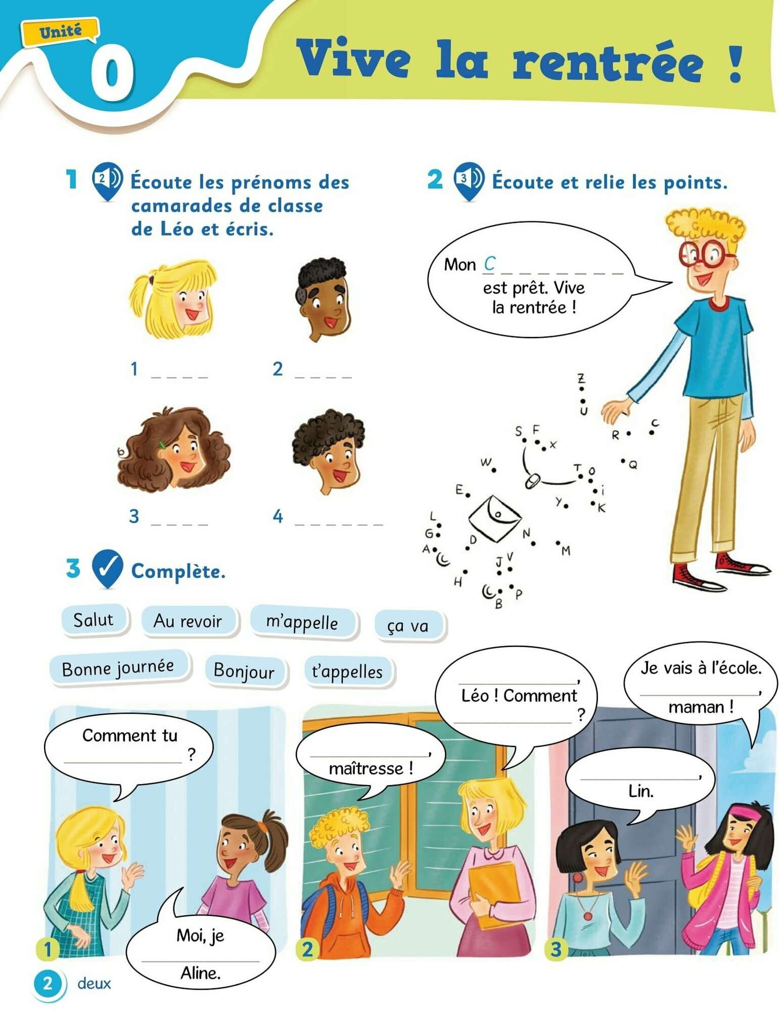 Книга Leo et Theo 2: Cahier d’activites + CD - фото №2