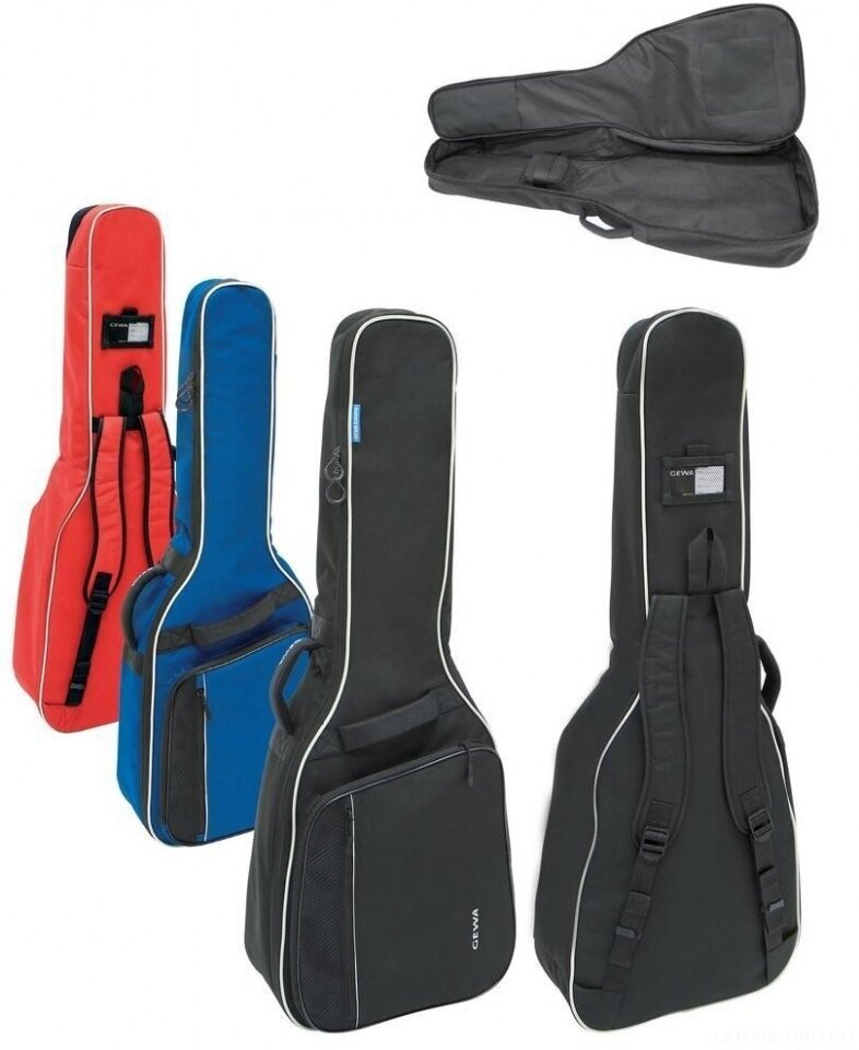 GEWA Economy 12 Classic 1/2 Red чехол для классической гитары 1/2, водоустойчивый, утеплитель 12 мм (212122)