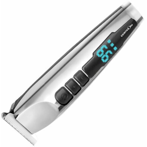 Машинка для стрижки CENTEK CT-2105 черный-серебристый 3 Вт LED LiIon1200 USB зарядка 6 насадок 209900₽
