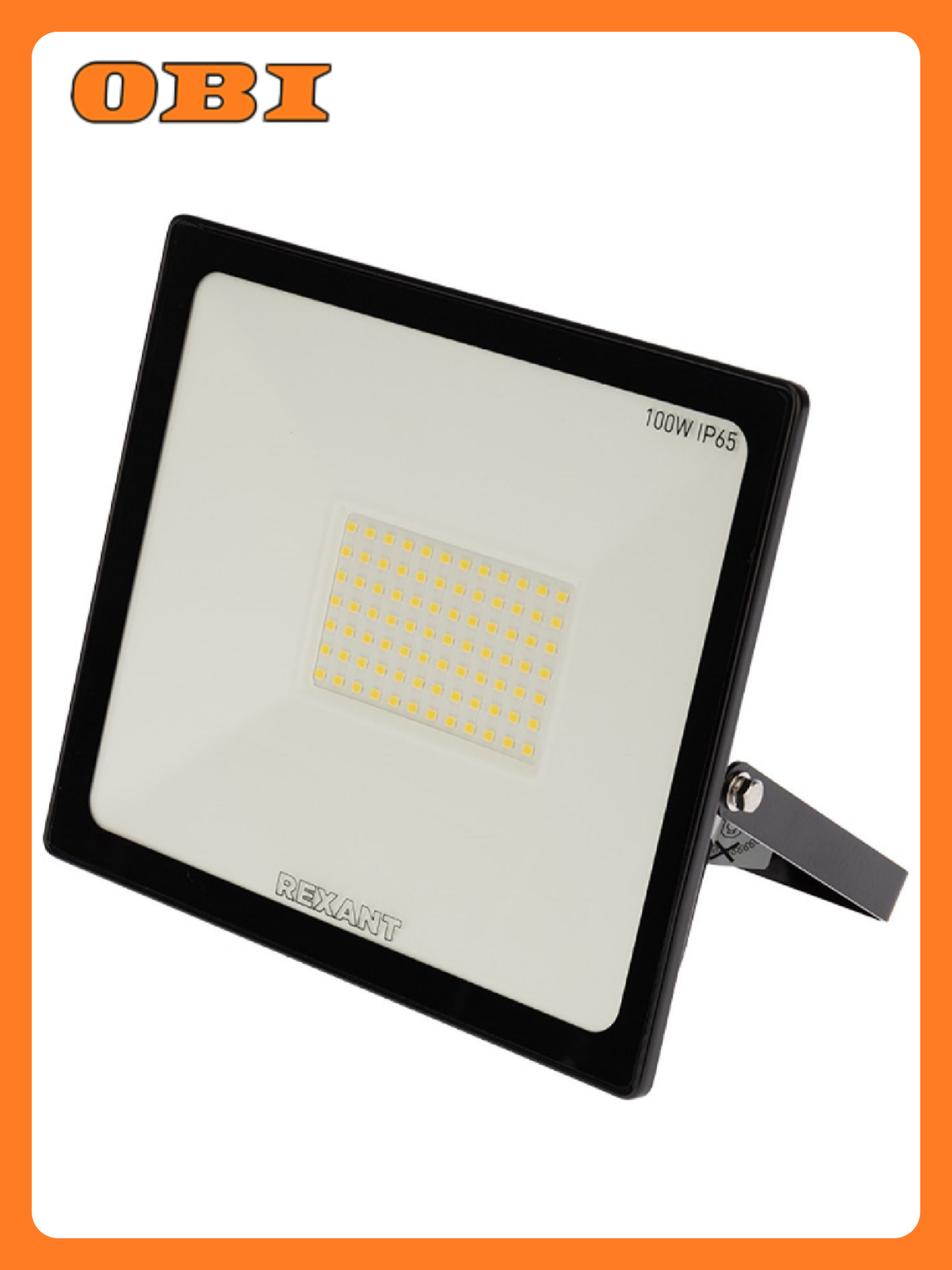 Прожектор REXANT СДО LED 100 ватт холодный белый свет угол рассеивания 120 градусов