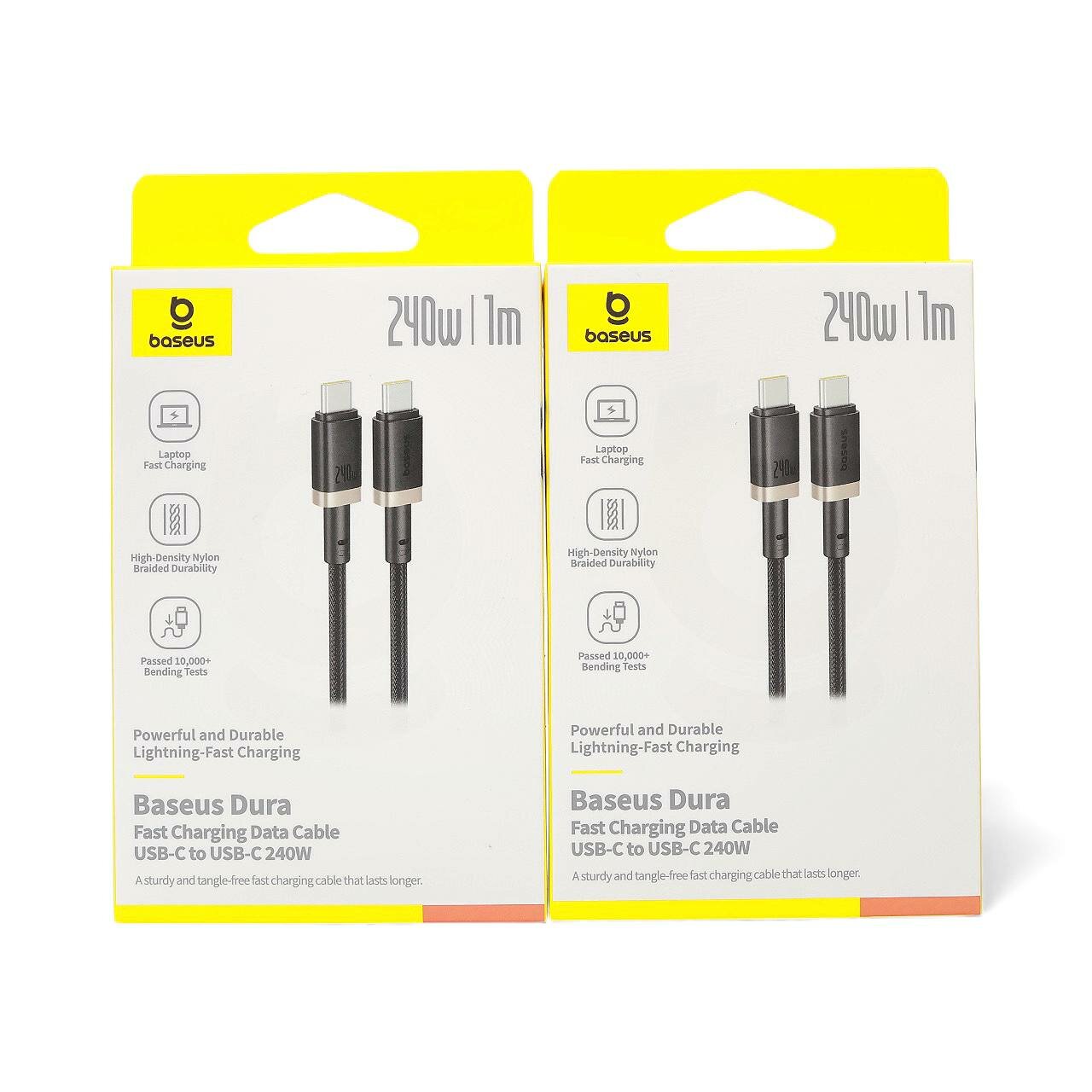 Оригинальный кабель BASEUS USB TYPE-C to TYPE-C 240W - надежность и скорость