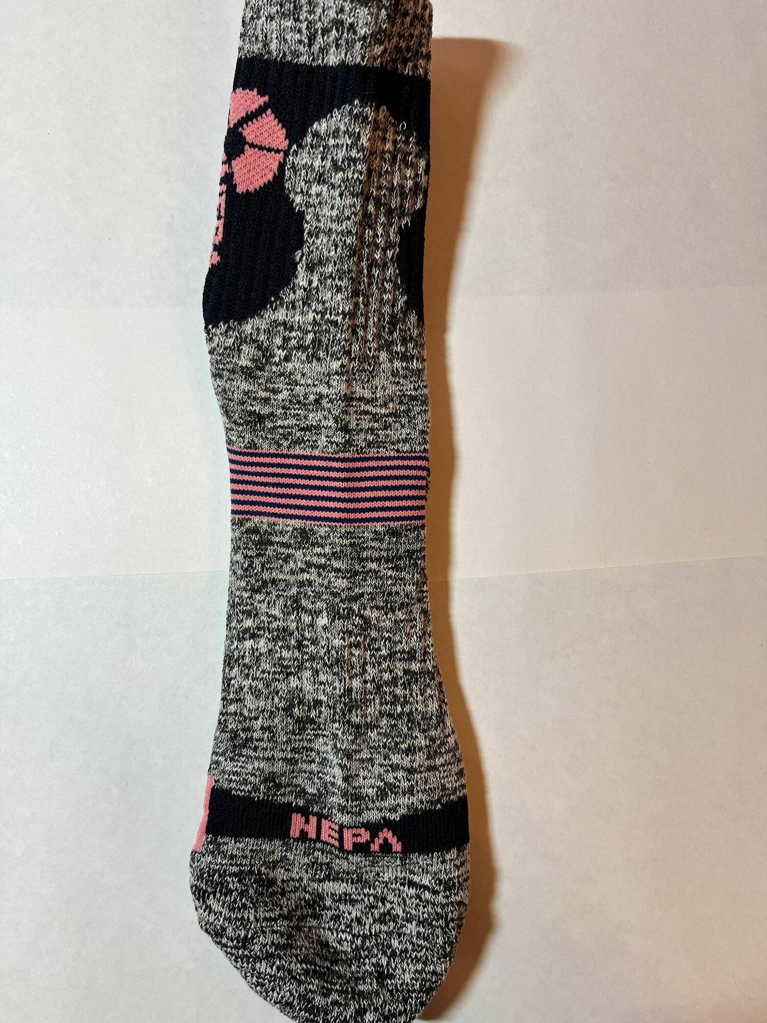 Носки NEPA, размер 24, серый, черный, розовый — фото 1