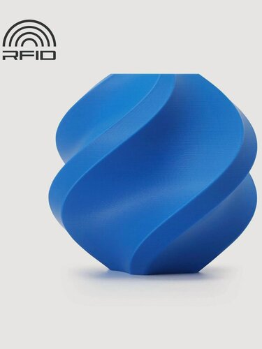 Изображение товара Филамент PLA BasicCobalt Blue (10604) без катушки пластик Bambu Lab для 3D принтера 1 кг