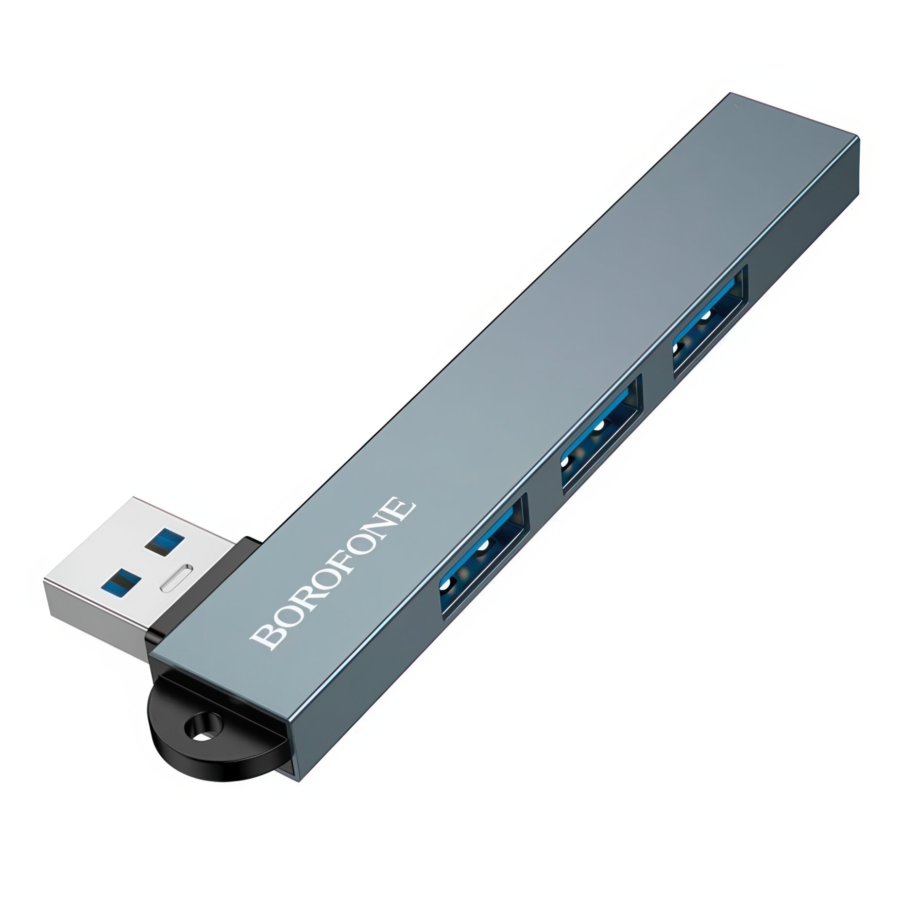 USB-хаб Borofone FH1, 4 в 1, USB 3.0, USB 2.0 × 3, до 5 Гбит, с — фото 1
