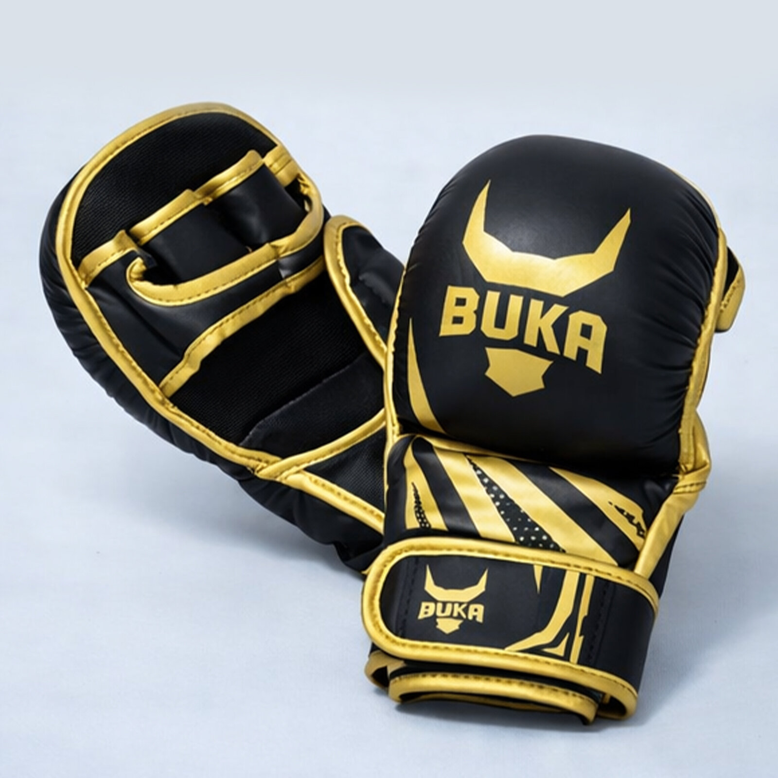 Перчатки "k21", для MMA, искусственная кожа, без пальцев, унисекс