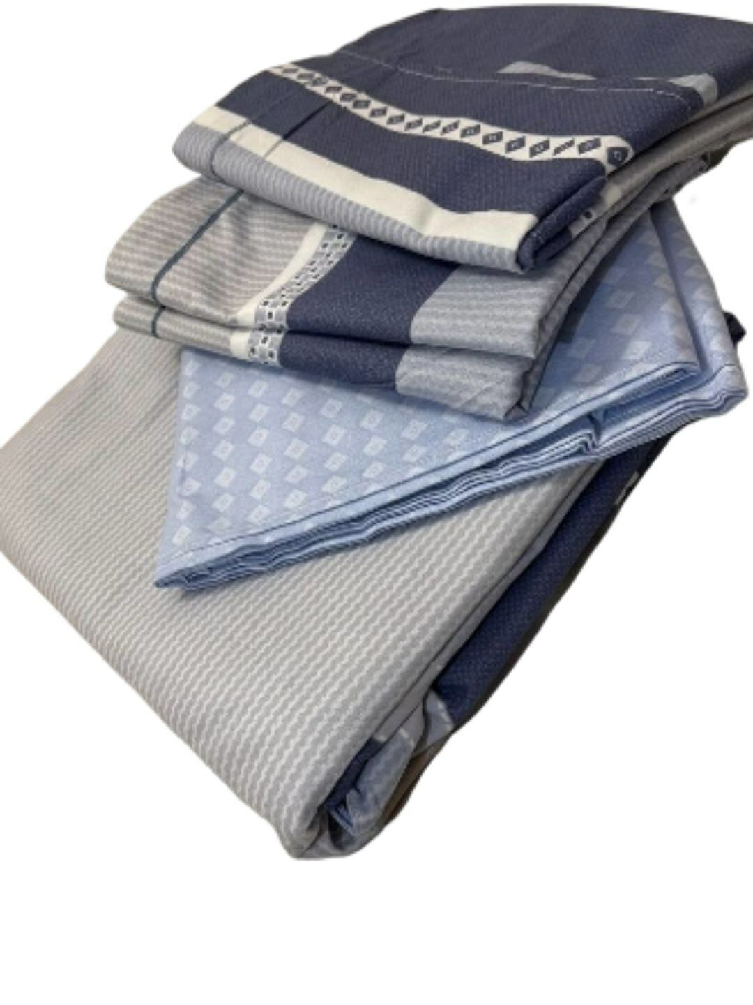 Комплект постельного белье двуспальное, 4 предмета, 2 наволочки, 200х220 см — фото 1