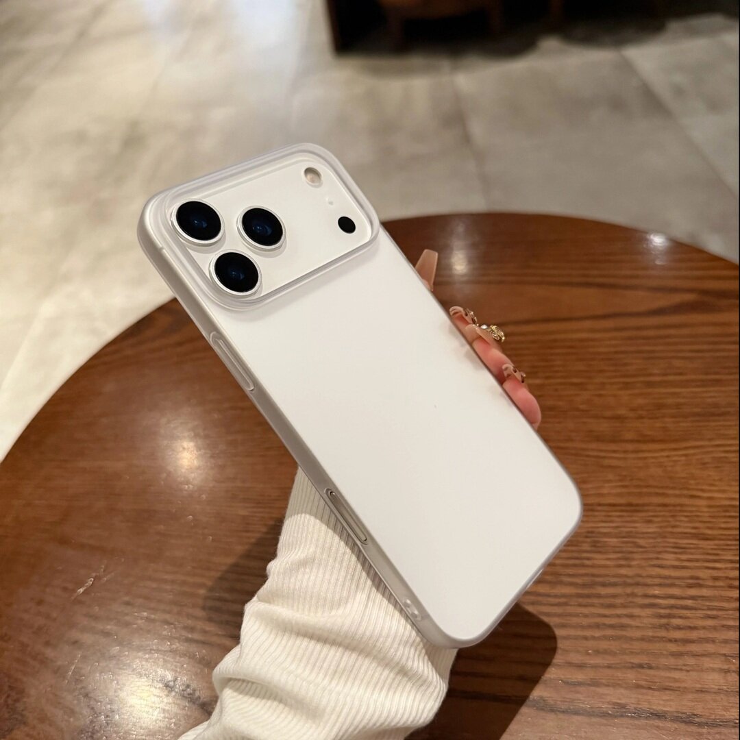 Чехол прозрачный, для iPhone 17 Pro Max, матовый, противоударный — фото 1