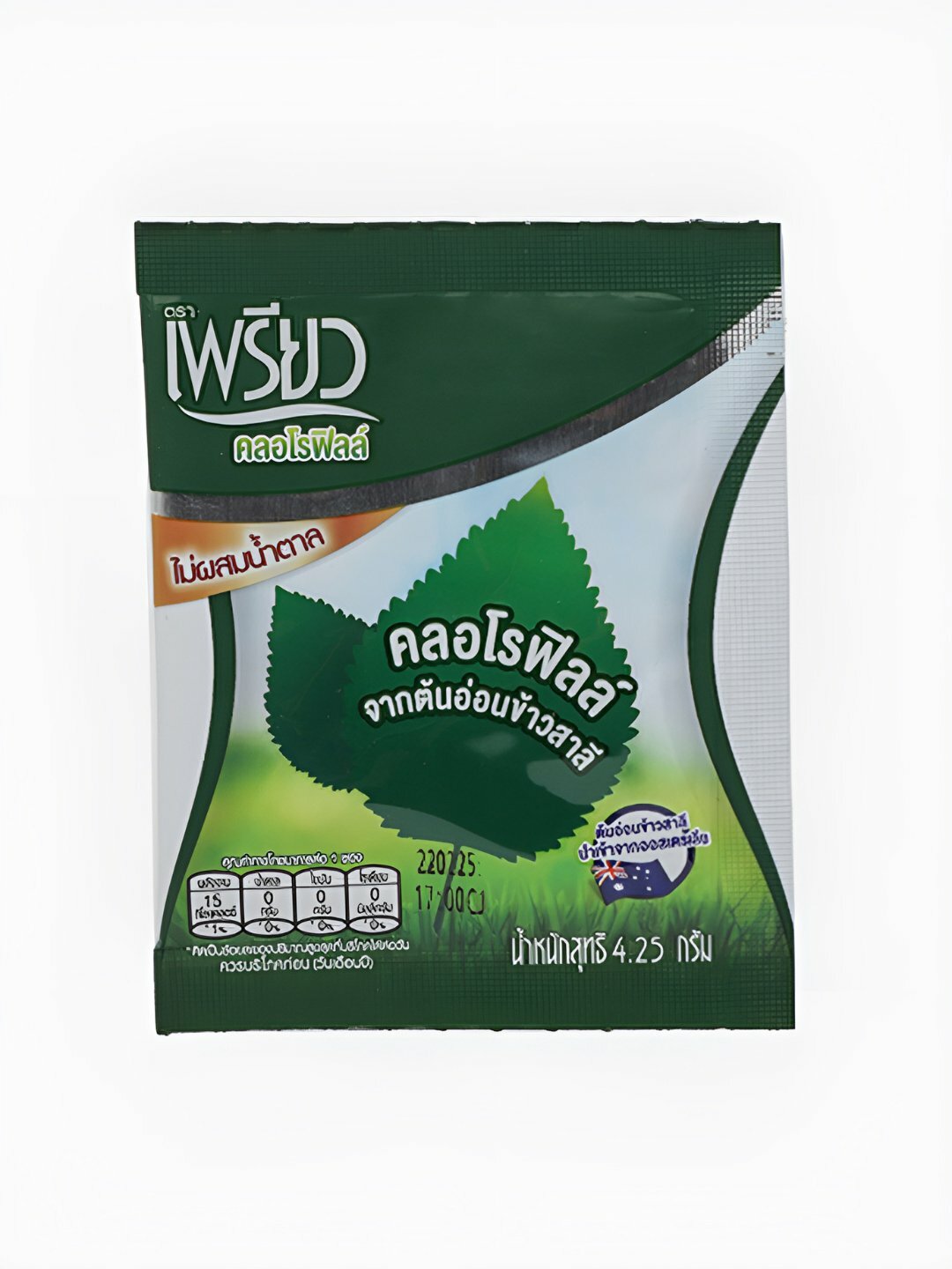 Хлорофилл пищевой, растворимый, Preaw Brand 4,25 гр — фото 1