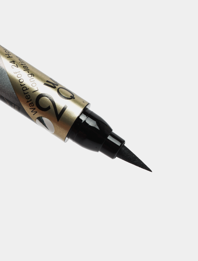 Подводка маркер для глаз, с штампом, 2 в 1 Huda Beauty — фото 1