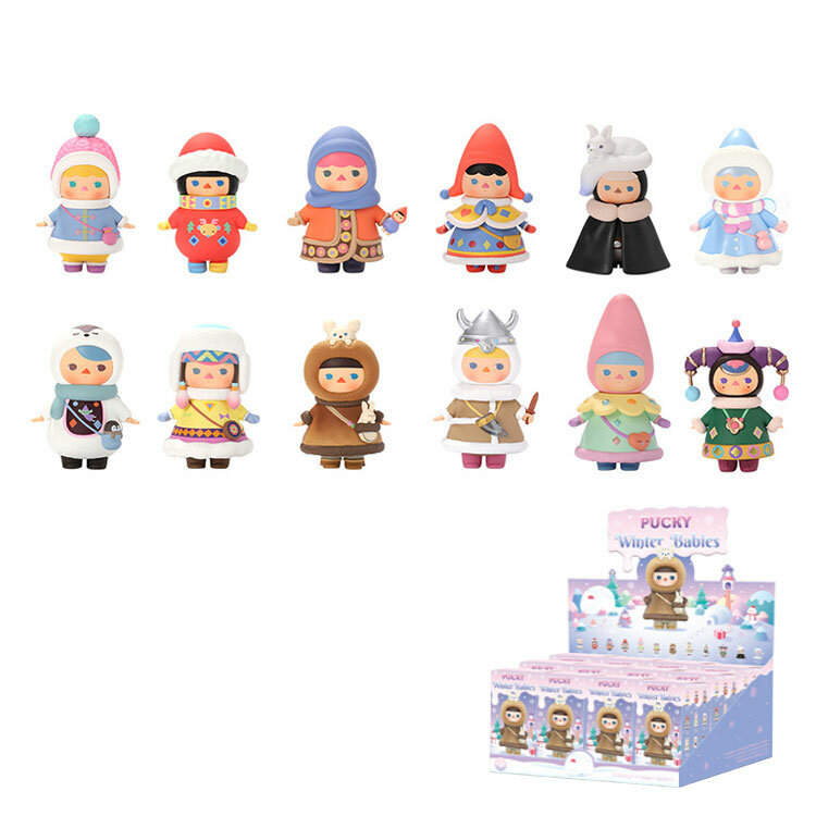 POP MART Pucky Winter Baby Collection, 12 шт.