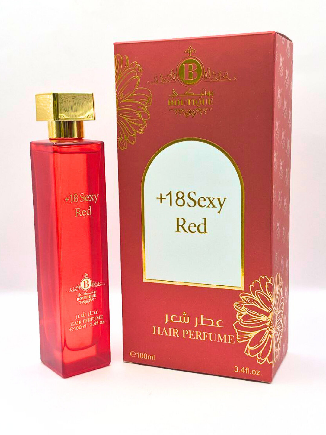 Boutique +18 Sexy Red – Парфюм для волос (Hair Perfume) 100 мл с ярким соблазнительным ароматом