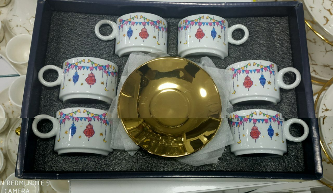 Чайный набор Ramadan Kareem (6 чашек + 6 блюдец)