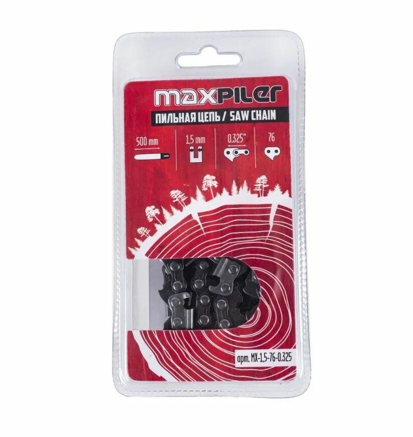 Цепь пильная Maxpiler MX-1,5-76-0.325