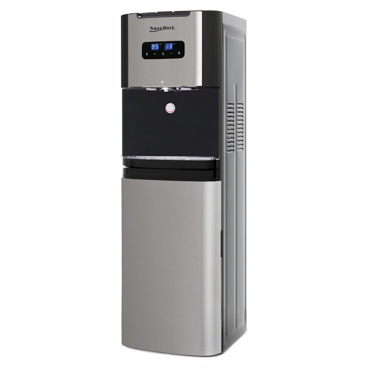 Кулер для воды Aqua Work QRB-72LDS, напольный, таймер, бутыль снизу (33350)