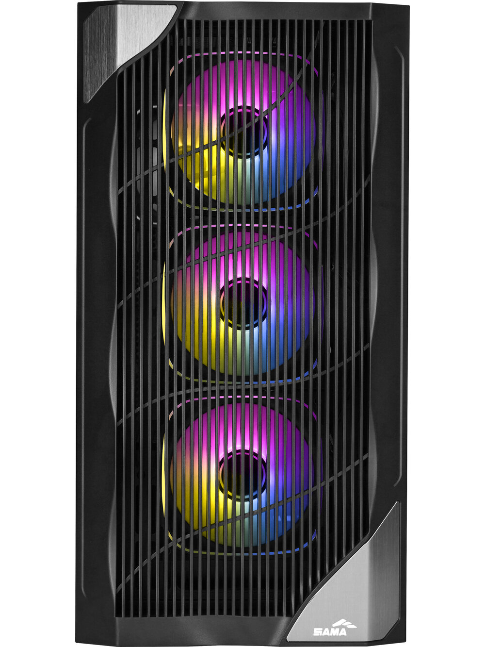 Корпус для ПК без БП SAMA V42 ARGB Black (V42-BKAMA4X1-GL)