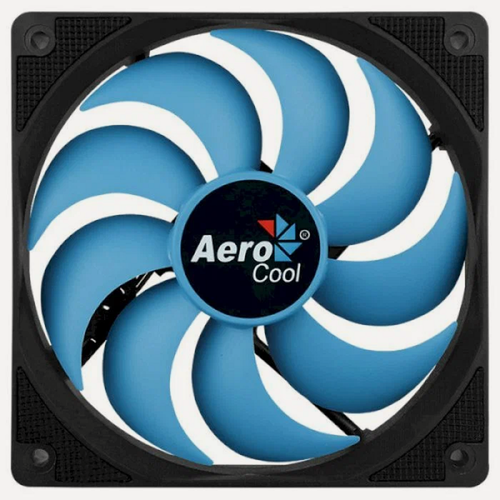 Изображение товара Вентилятор AeroCool "Motion 12 Plus", гидродинамический, 120 мм, 1шт, 0,19А, черный/синий