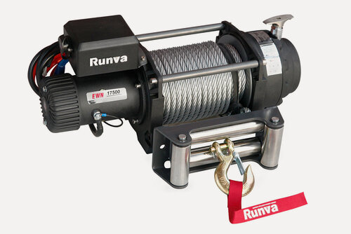 Изображение товара Лебёдка электрическая (индустр.) 12V Runva 17500 lbs 7930 кг арт. EWN17500U