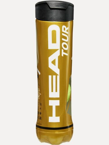 Изображение товара Мячи теннисные Head 4B TOUR Унисекс 570704 NS жёлтый Большой теннис 100% полиэстер