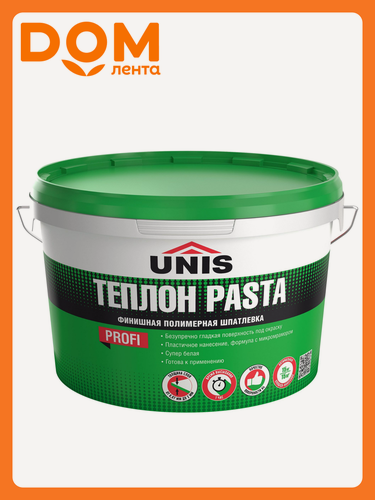 Изображение товара Шпатлевка полимерная UNIS Pasta Теплон готовая 15 кг