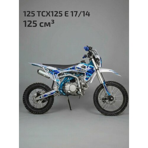 фото Питбайк 125 tcx125 e 17/14 синий motoland