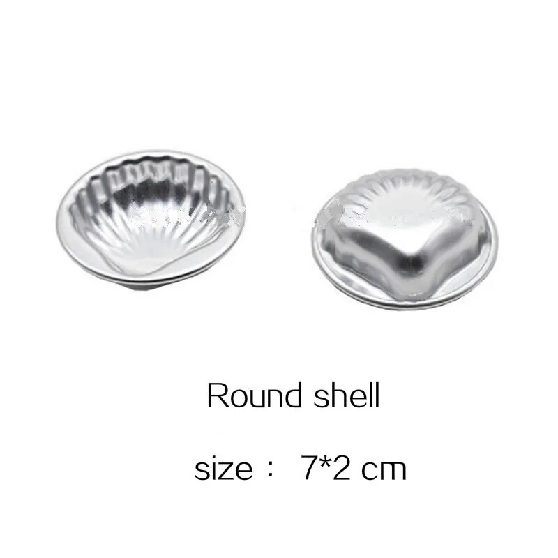Формы для бомбочек Round Shell 7*2 см