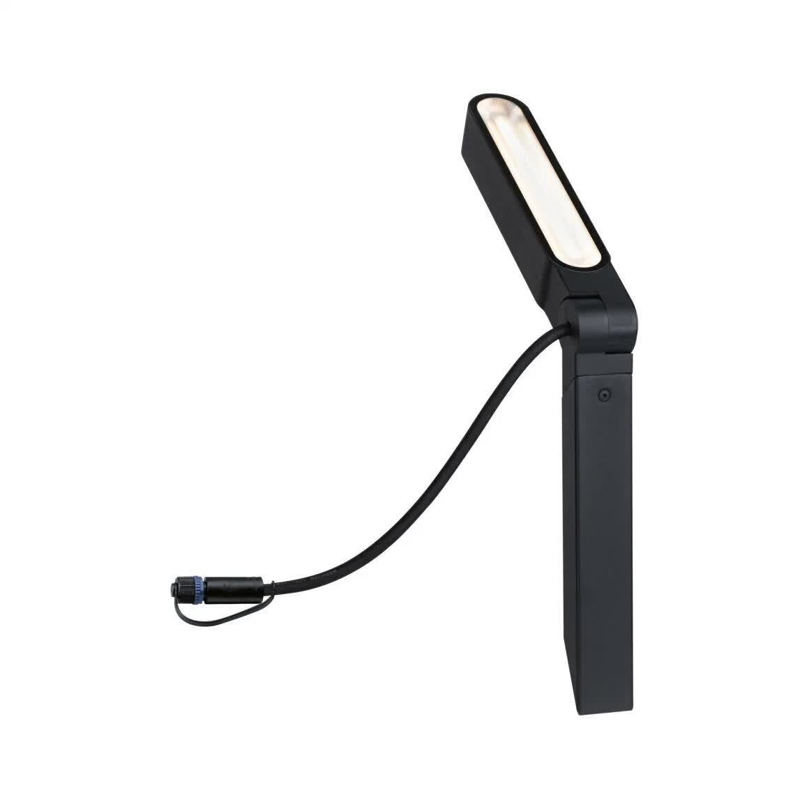 Светильник уличный грунтовый Paulmann Plug&Shine Ito 6Вт 450Лм 3000К LED IP65 24В Антрацит Диммируемый 94545