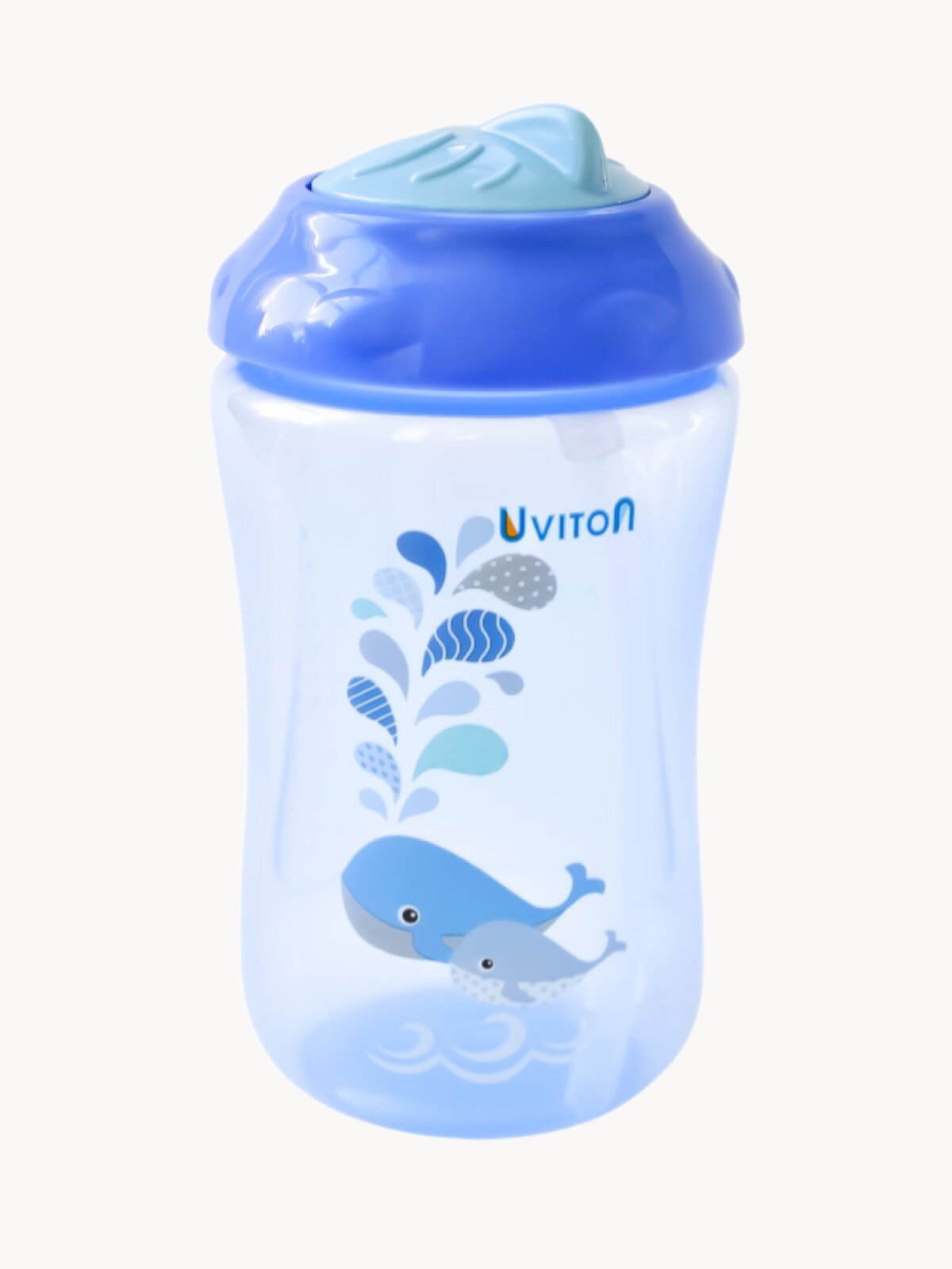 Поильник с трубочкой. Непроливайка 300 мл