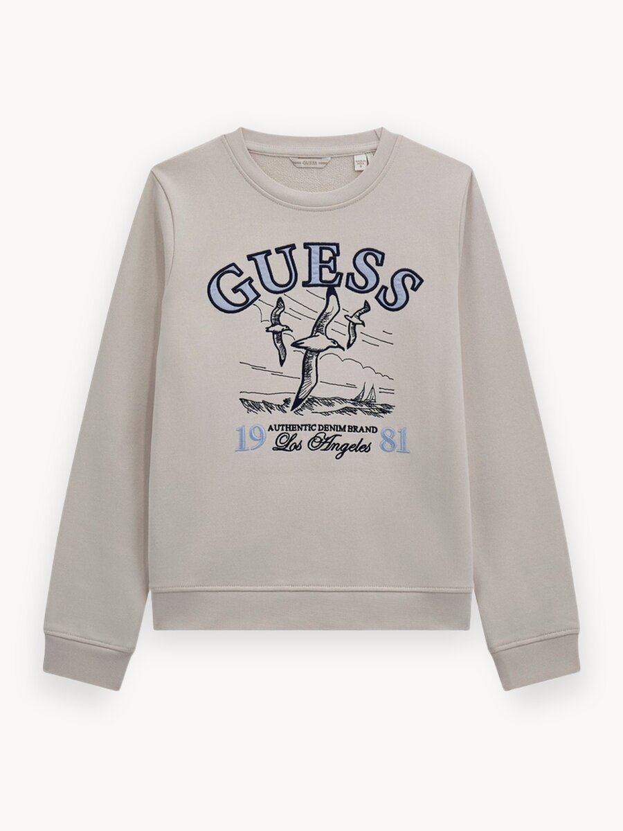 Свитшот GUESS LS ACTIVE TOP, размер 14 лет, белый