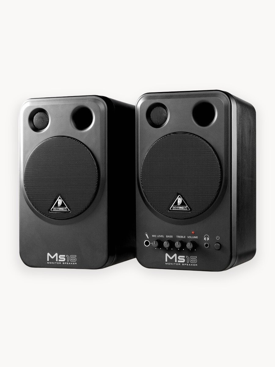 Студийные мониторы комплект Behringer MS 16 MONITOR SPEAKERS