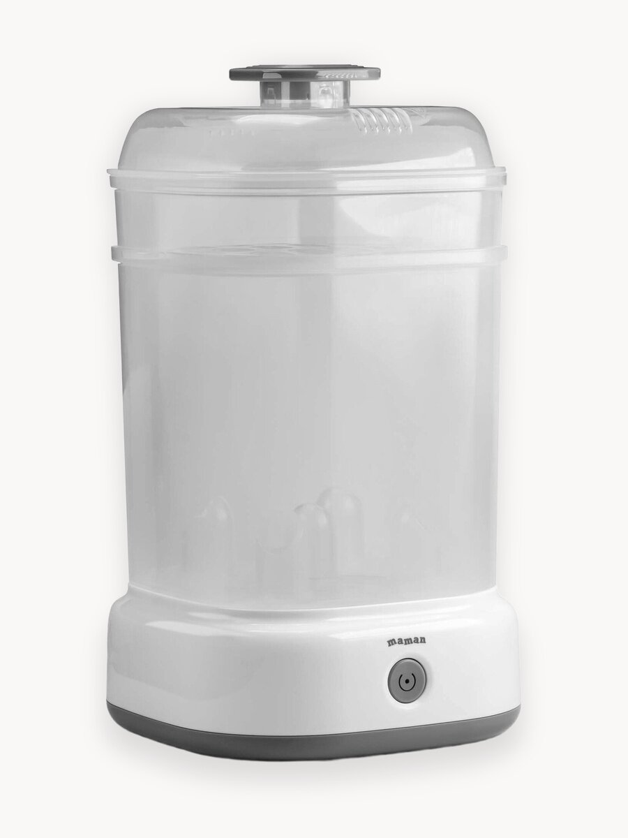 Стерилизатор электронный Maman LS-B308, для 4-х бутылочек разного размера, модуль 3 в 1, с щипцами, автоотключение