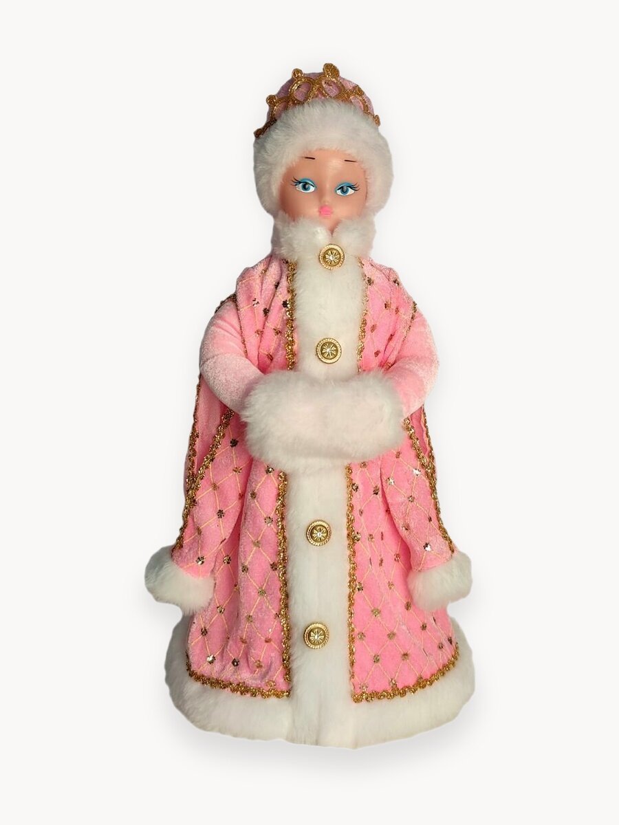 Украшение декоративное Коломеев Снегурочка Царская Розовая