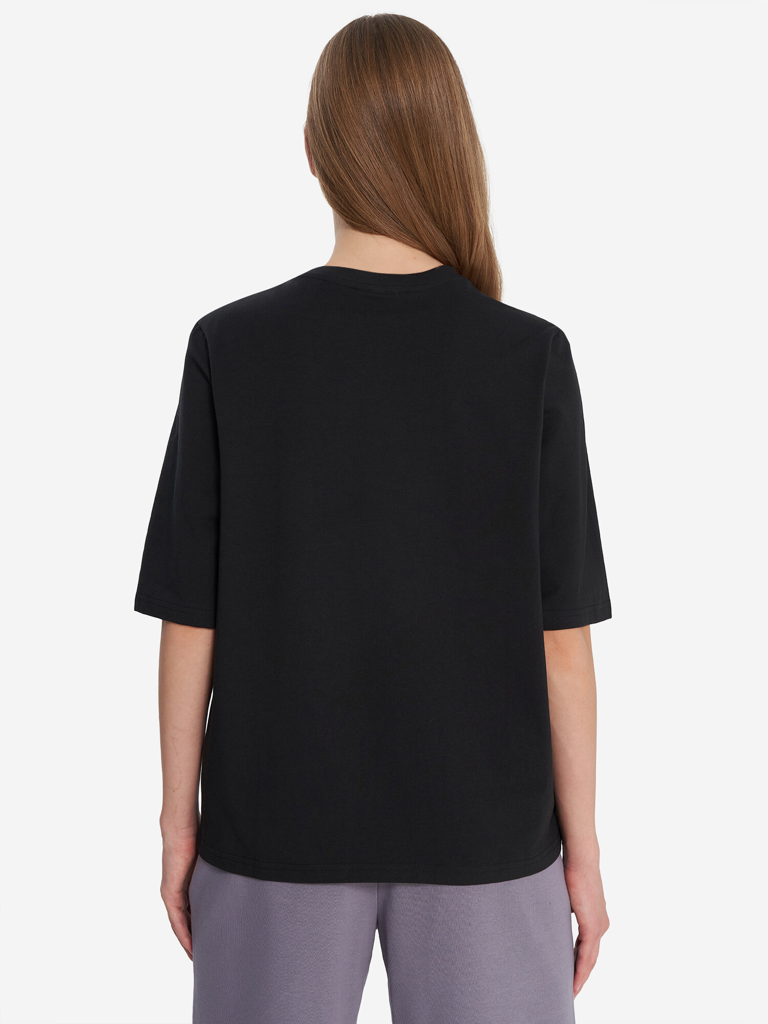 Футболка Kappa, размер 46-48, черный — фото 1