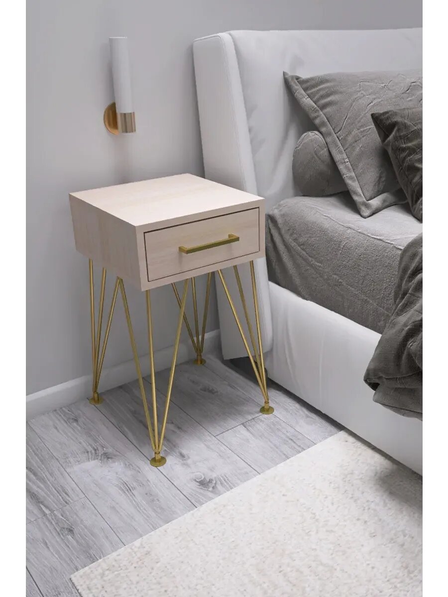 Тумба Жаклин с ящиком в стиле лофт