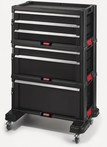 Изображение товара Ящик мобильный для инструментов Keter 6 DRAWERS TOOL CHEST SET (17201228)