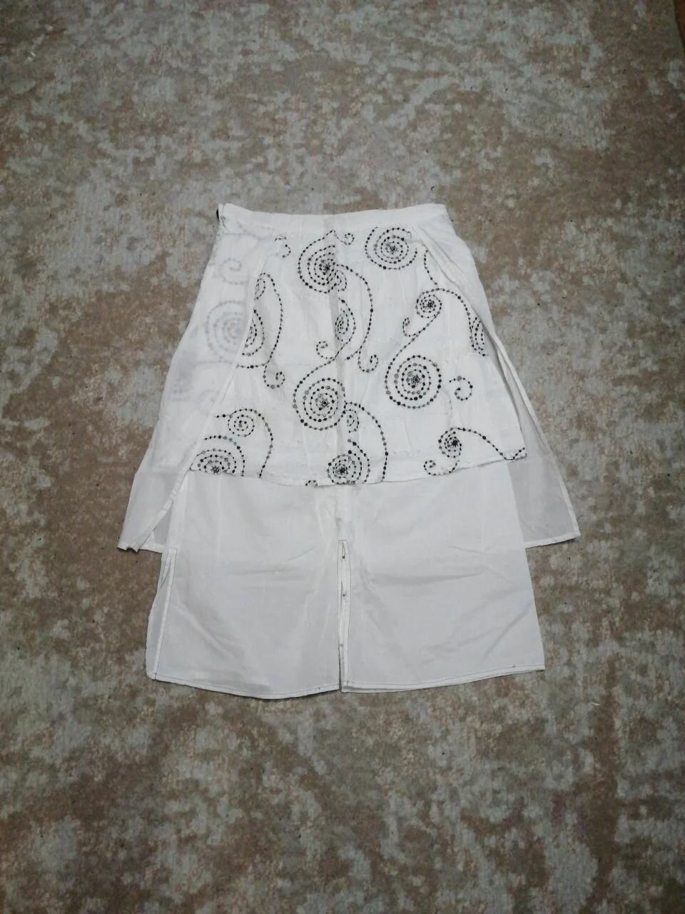 Юбка, размер 46-48, белый — фото 1
