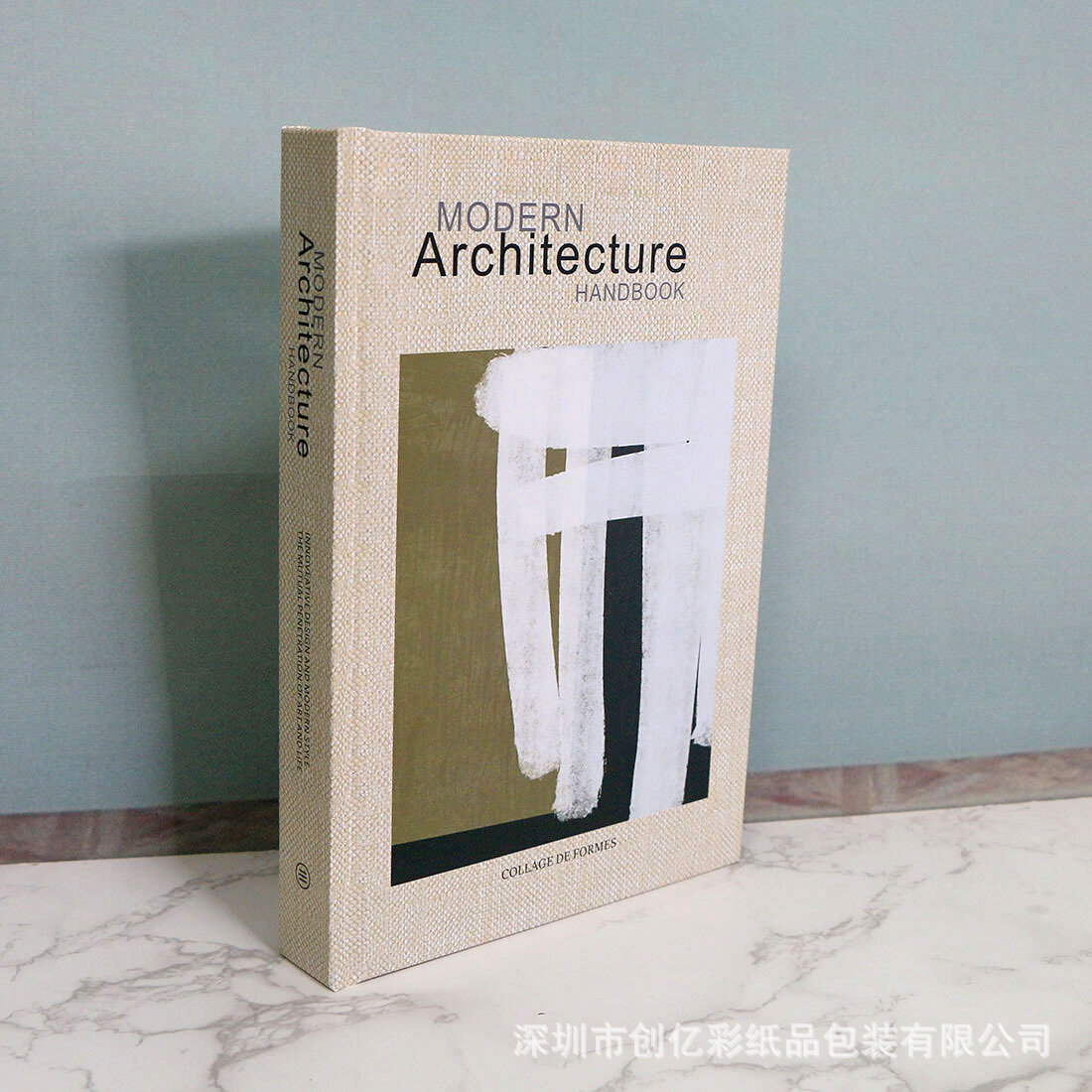 Декоративная книга 25x17x3см Arch интерьер офиса акцентная деталь для полки