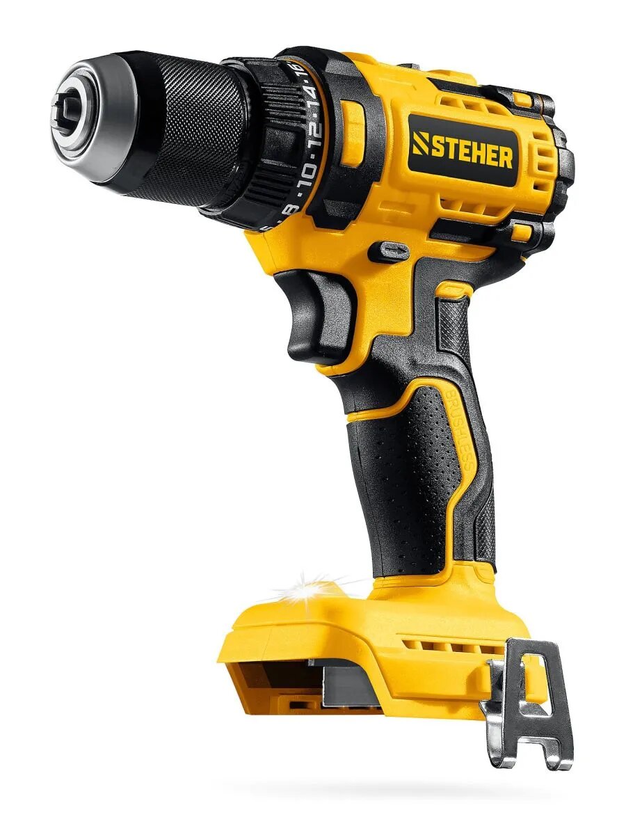 STEHER Дрель-шуруповерт 20 В 65 Н·м без АКБ CB-65