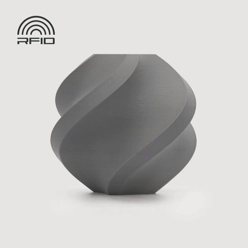 Изображение товара Bambu Lab PLA Matte Nardo Gray 11104 без катушки