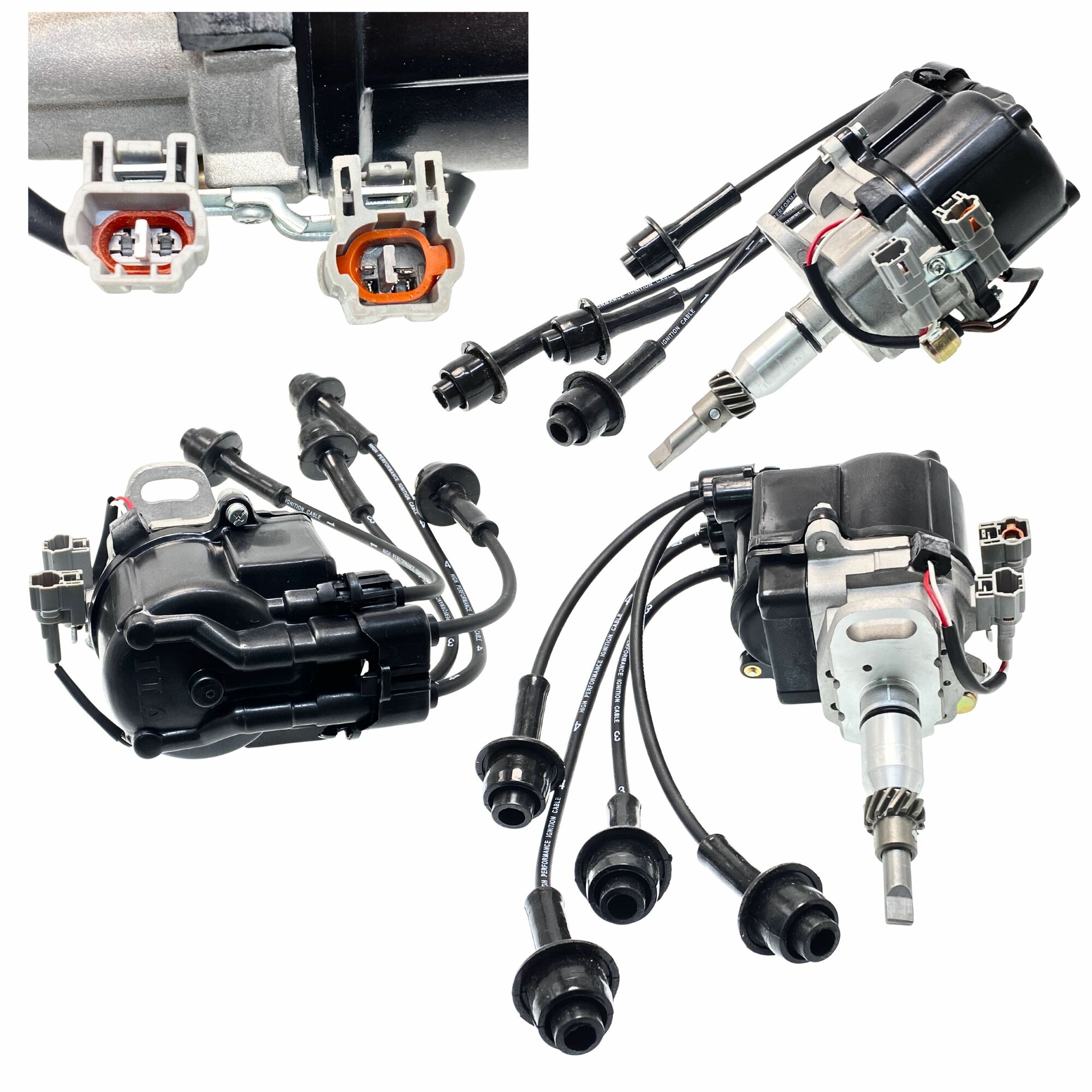 Трамблер Toyota 4Y (8FG10-30) (инжектор) (с проводами) (19040UB010)