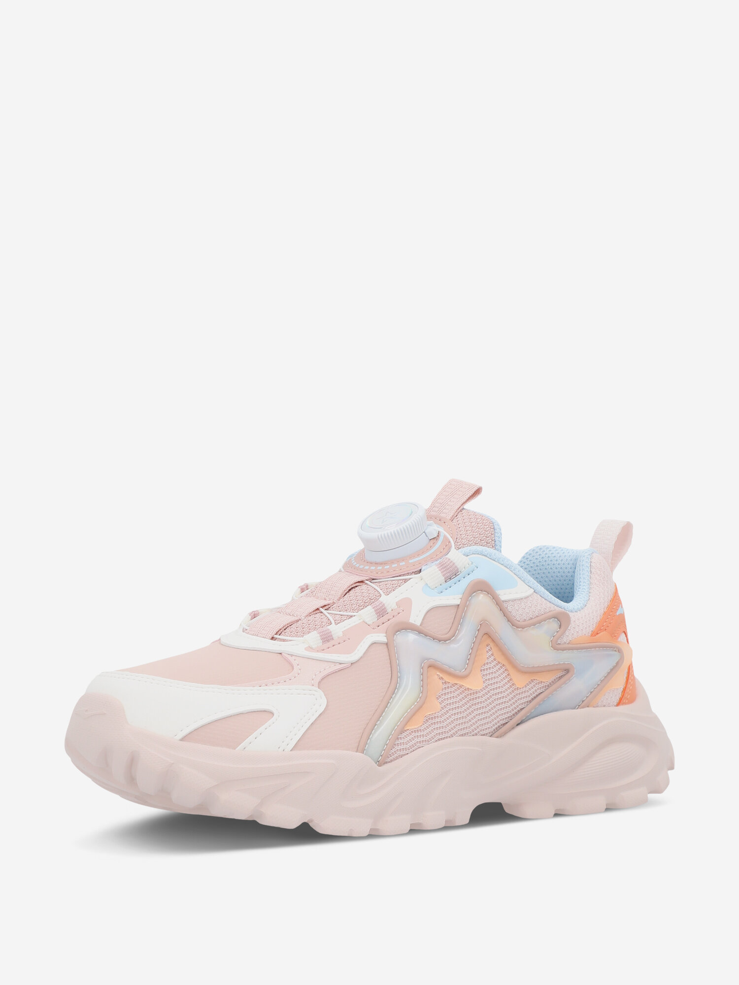 Кроссовки Erke, размер 37, розовый/белый — фото 1