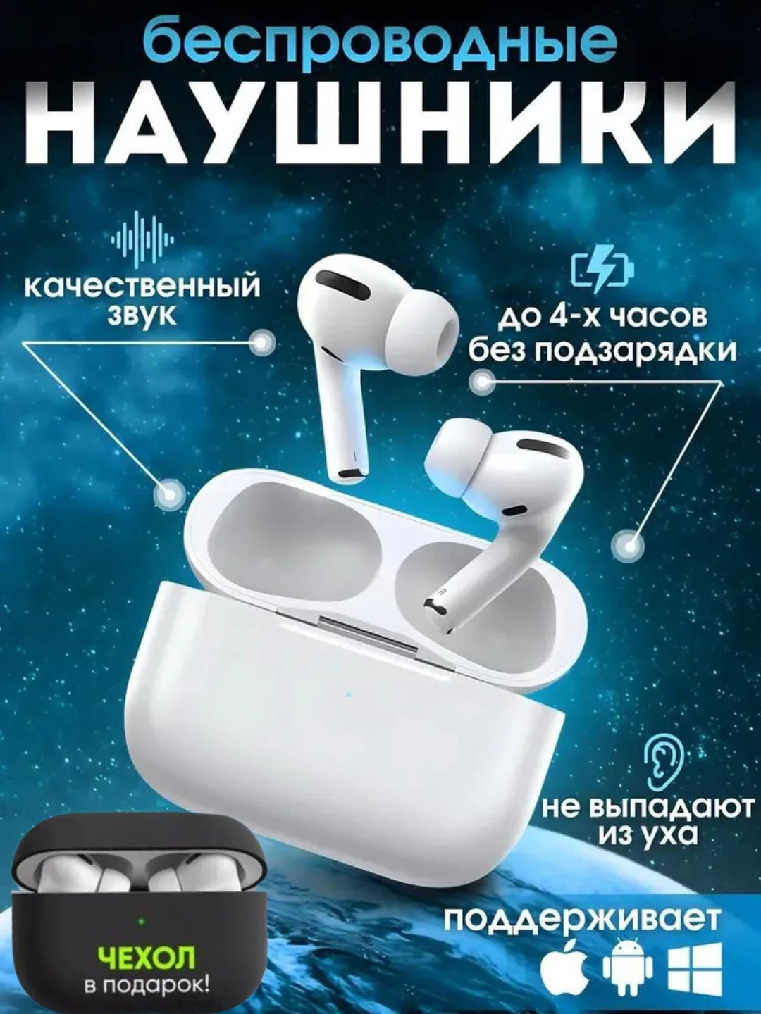 Airpods pro 2 ANC, Pods pro 2, airpods 3 — фото 1