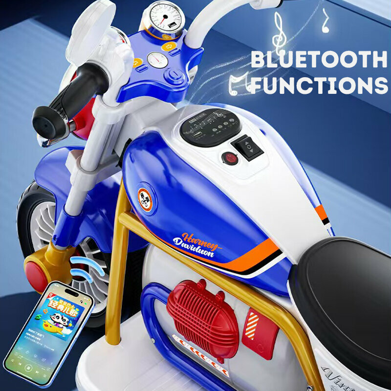 Электромотоцикл MINI, для детей от 2-х лет, питание от аккумулятора — фото 1