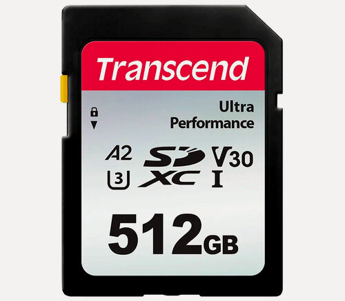 Изображение товара Карта памяти Transcend SDXC 512GB 340S UHS-I Class U3 V30 A2 160/90 Mb/s