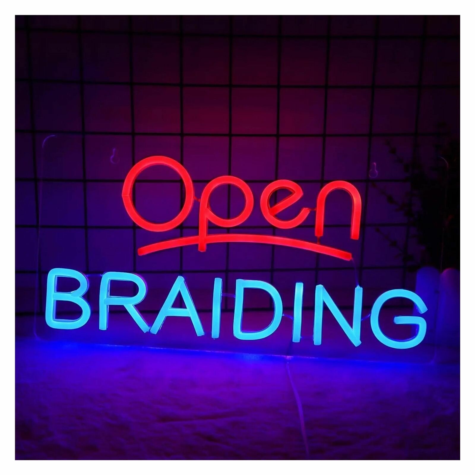 Open Braiding Декор Неоновой Вывески USB 40,6смx20,3см