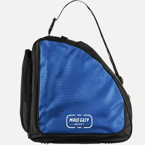 Изображение товара Сумка для коньков Mad Guy Lux черная/синяя, нейлон, плечевой ремень