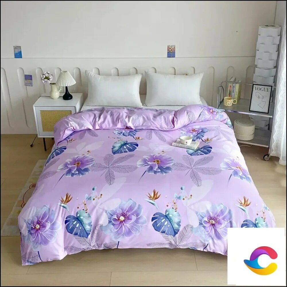 Пододеяльник 150x200 см, цвет 7, для постельного белья, подходит для двуспальной кровати